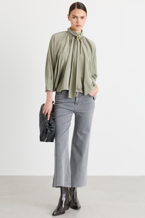 Jean cropped wide leg - Intrend
