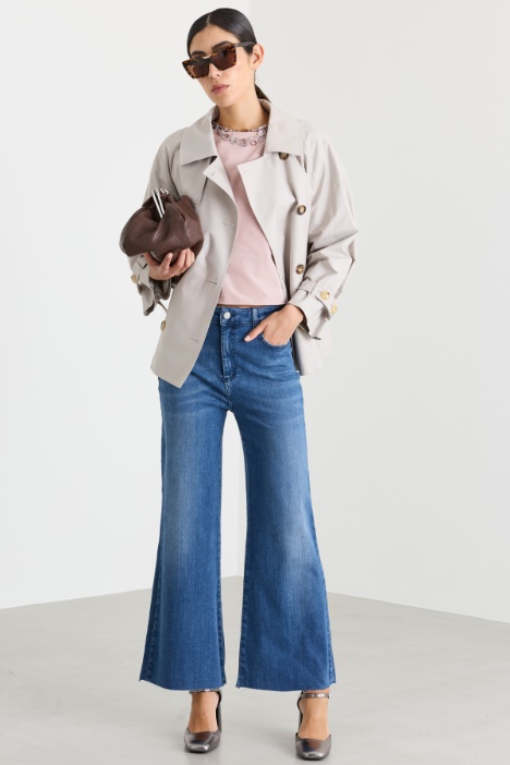 Jean cropped wide leg - Intrend