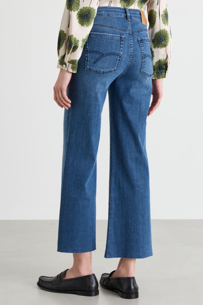 Jean flare à bord franc - BLEU CLAIR - Intrend - 4