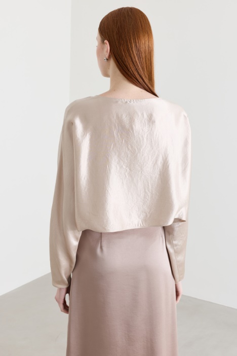 Blusa in raso