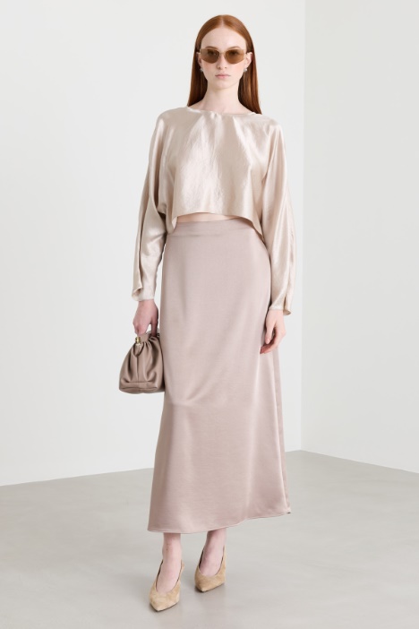 Blusa in raso - Intrend