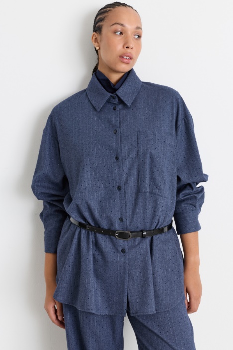 Casacca in gabardina con applicazioni - Intrend