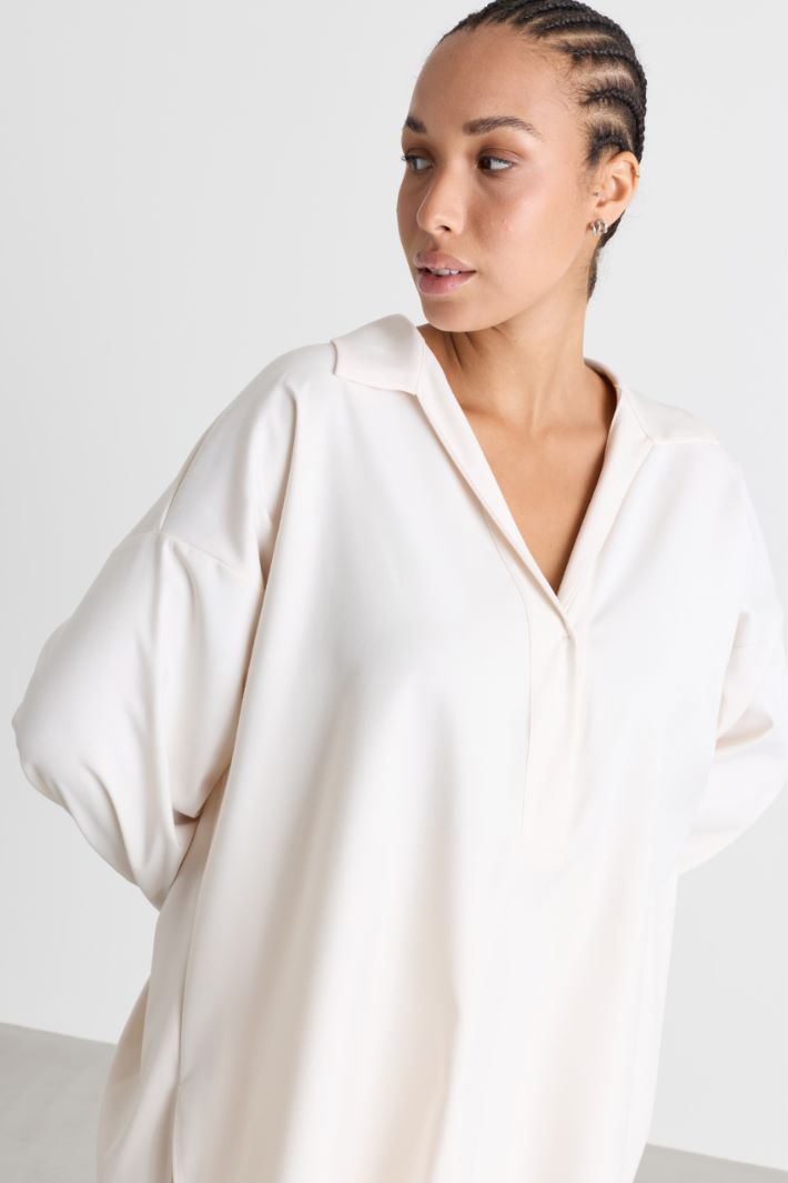 Casacca in flanella - BIANCO - Intrend - 3