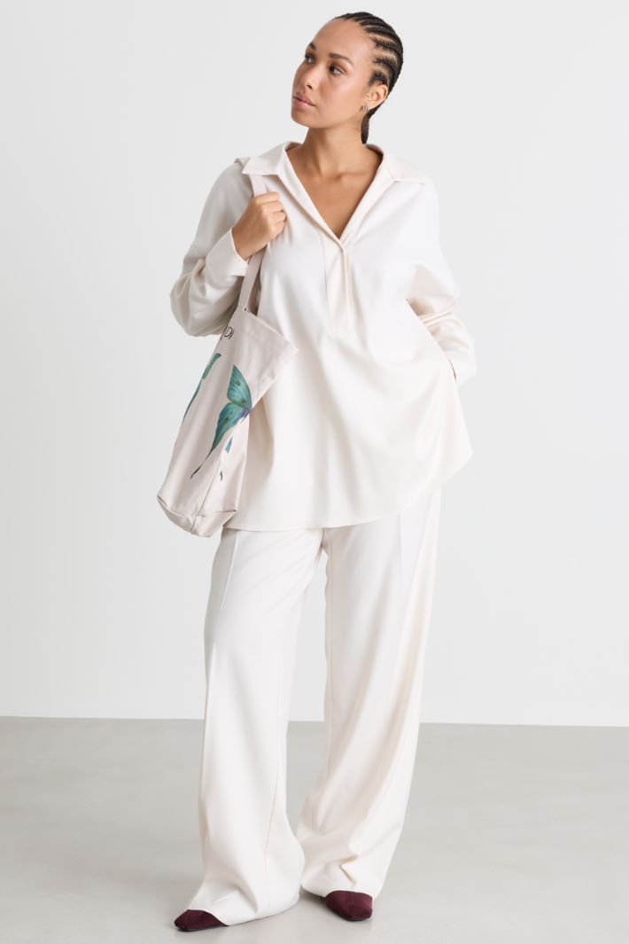 Casacca in flanella - BIANCO - Intrend