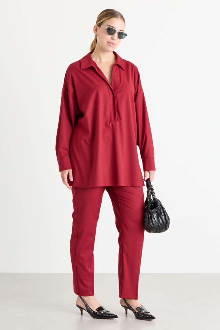 Casacca in flanella - ROSSO - Intrend