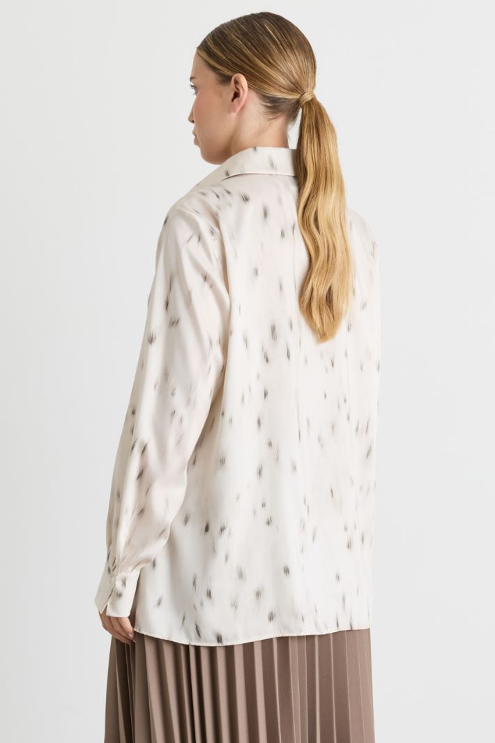 Casacca in twill - BIANCO - Intrend - 4