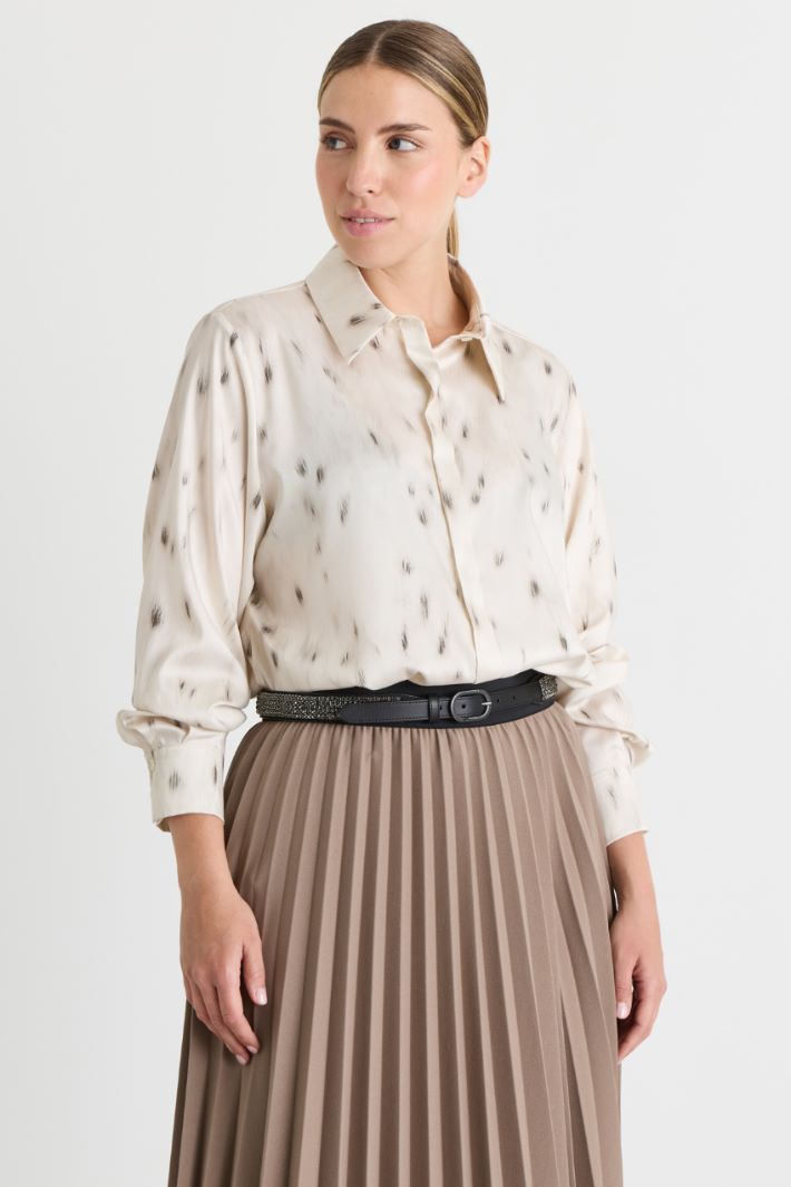 Casacca in twill - BIANCO - Intrend - 2