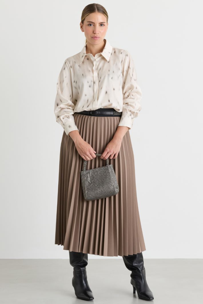 Casacca in twill - BIANCO - Intrend