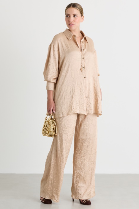 Casacca in twill crinkle - Intrend