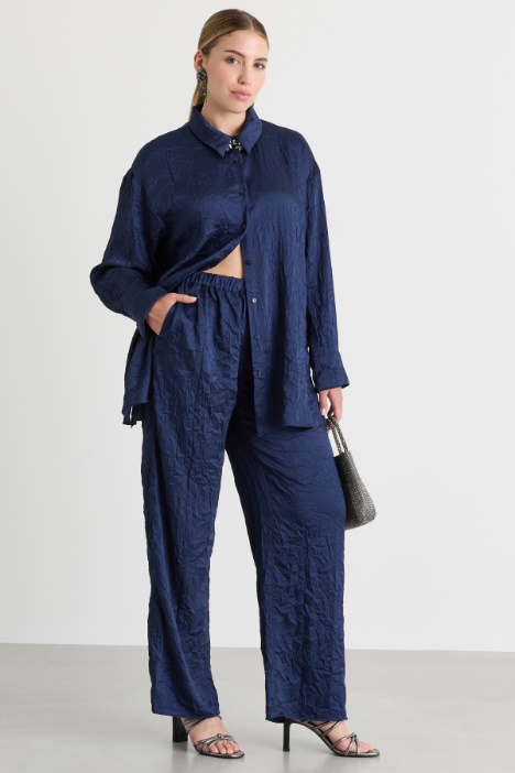 Casacca in twill crinkle - Intrend