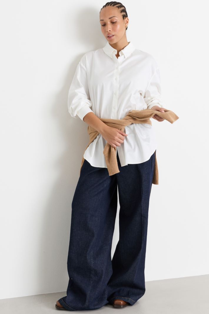 Casacca in raso leggero - BIANCO - Intrend