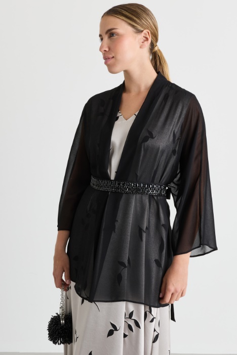 Casacca aperta in georgette - Intrend