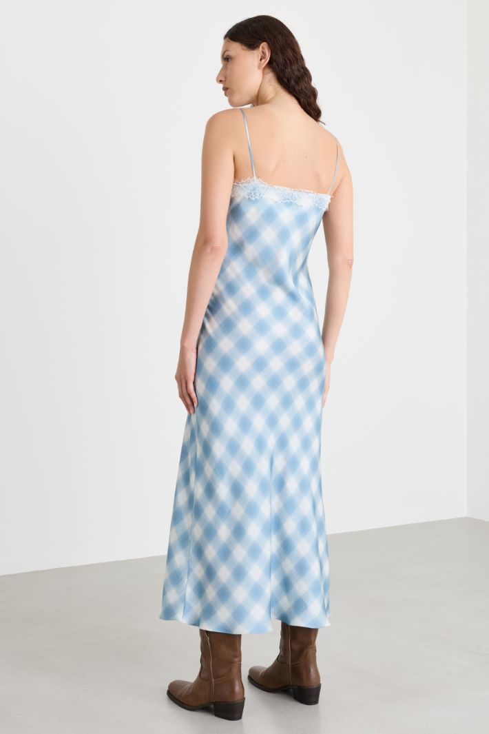 Printed maxi dress - WHITE - Intrend - 4