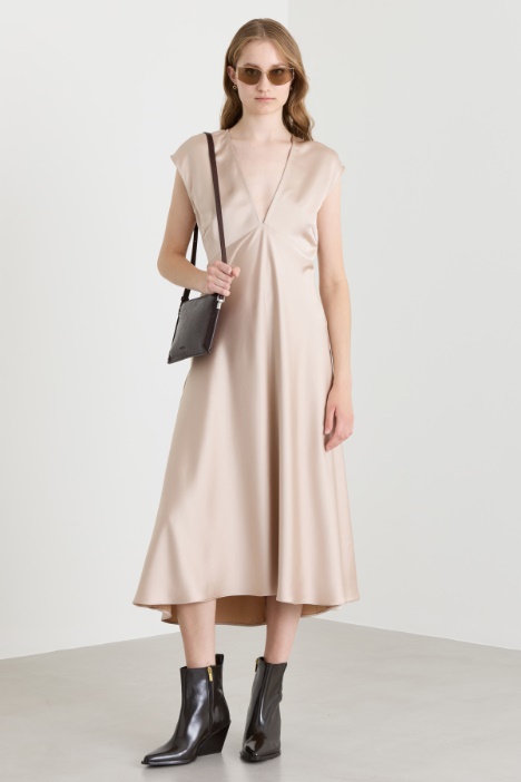 Satin dress - Intrend