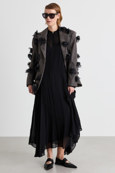 Georgette shirt dress - Intrend