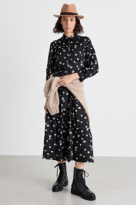 Printed shirt dress - Intrend