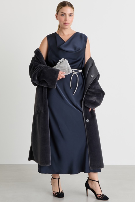 Long satin dress - Intrend