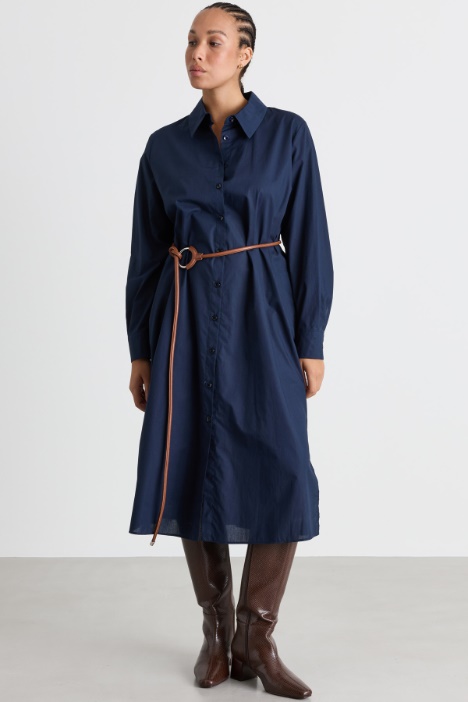 Poplin shirt dress - Intrend