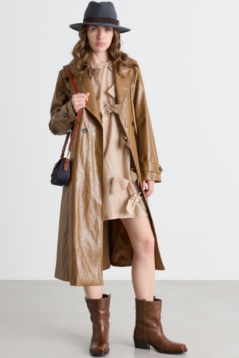 Sleeveless dress with bows - Intrend