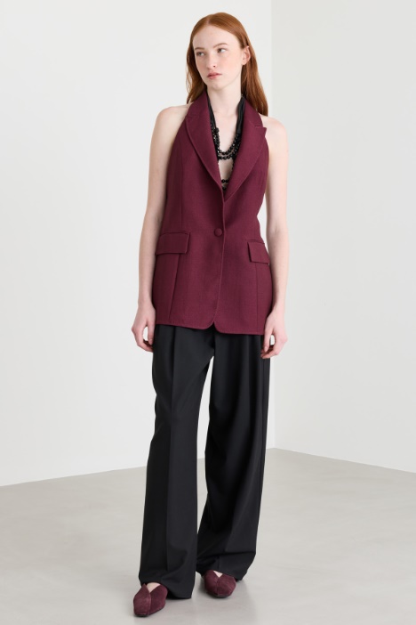 Top estilo blazer de sablé - Intrend