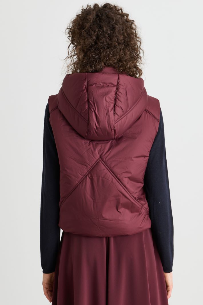 Quilted gilet - BORDEAUX - Intrend - 5