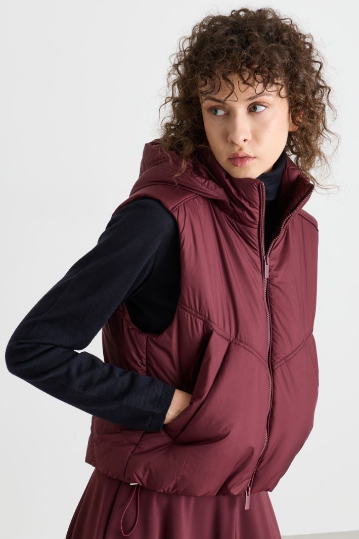 Quilted gilet - BORDEAUX - Intrend - 2