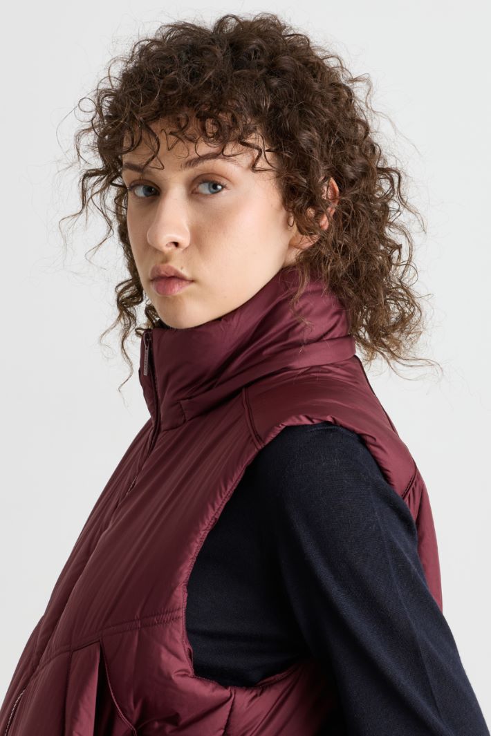 Quilted gilet - BORDEAUX - Intrend - 4