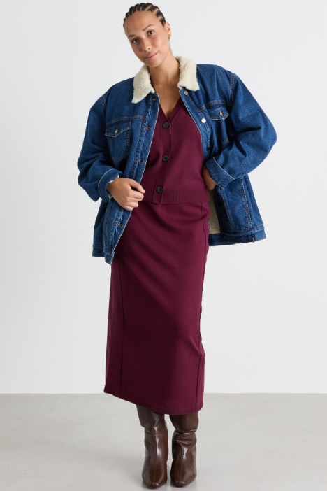 Knitted pencil skirt - Intrend