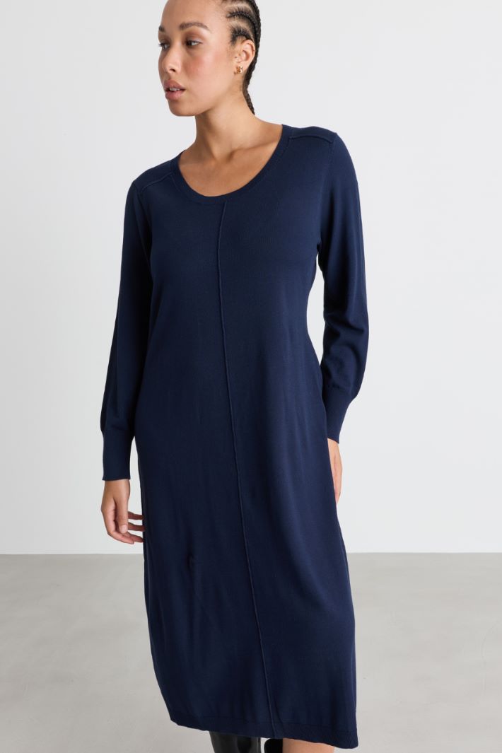 Abito in maglia - BLU - Intrend - 2