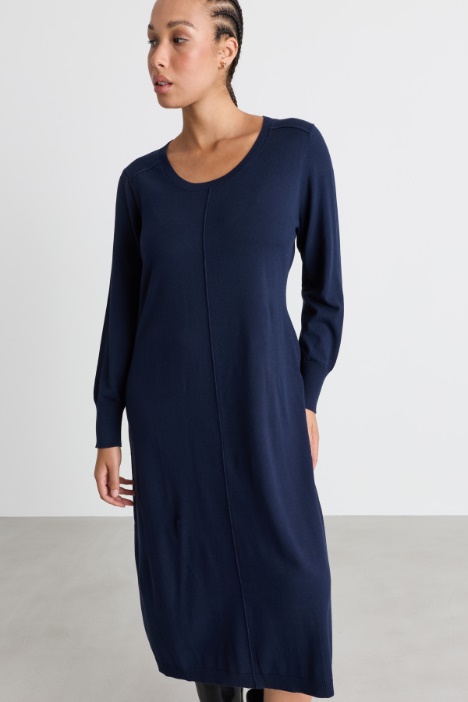 Abito in maglia di viscosa