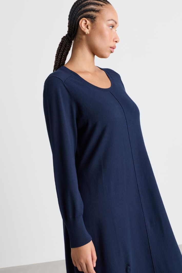 Abito in maglia - BLU - Intrend - 3
