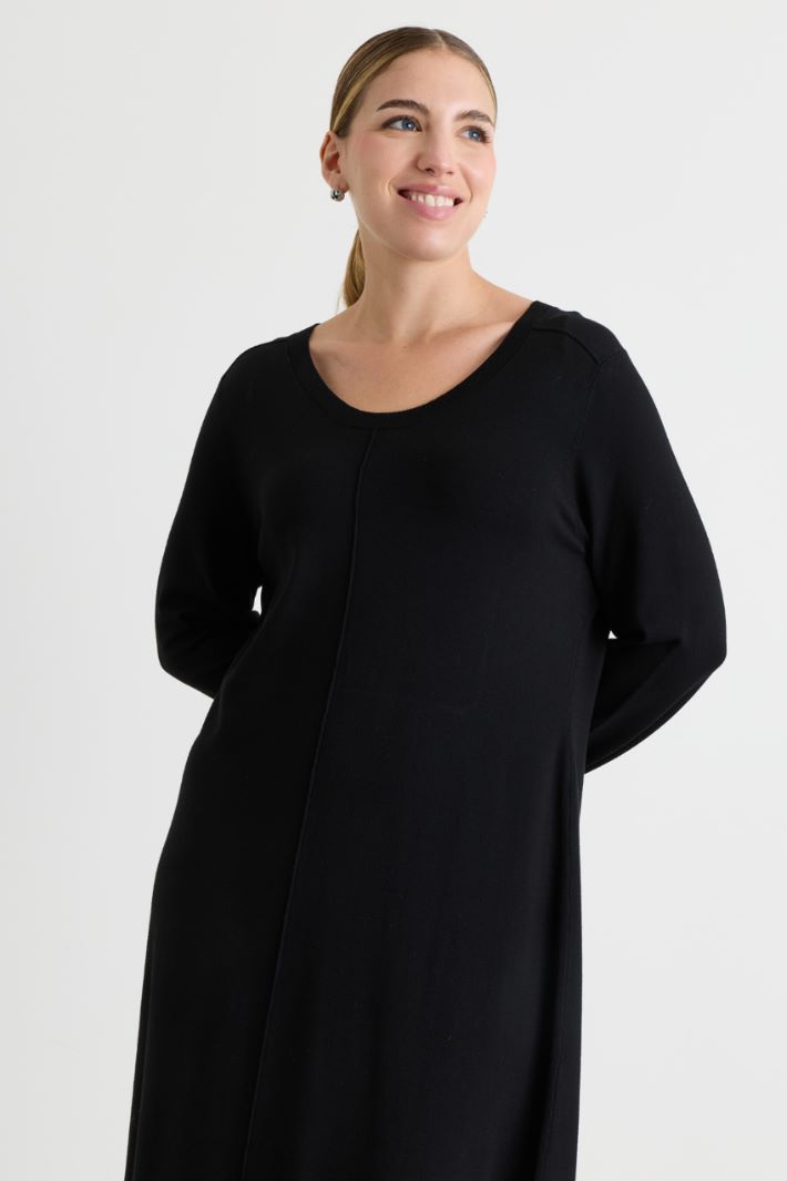 Abito in maglia - NERO - Intrend - 2
