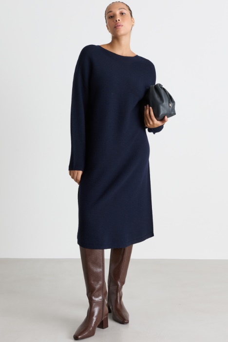 Knitted midi dress - Intrend