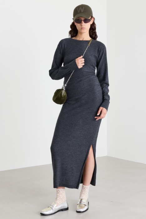 Knitted maxi dress - Intrend