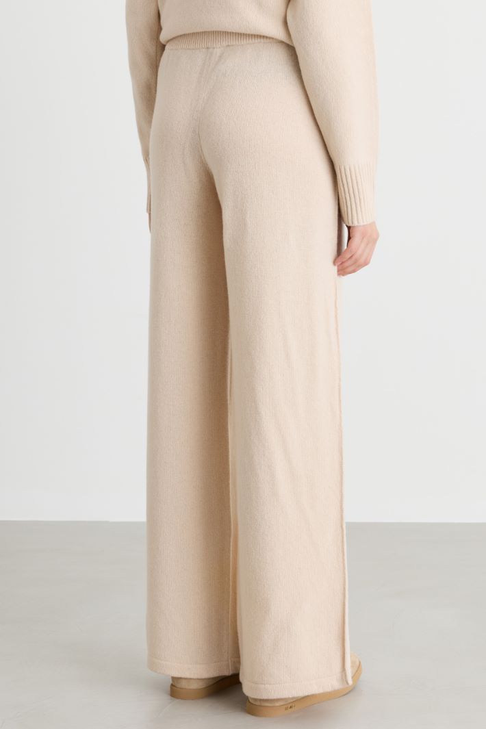 Pantalone in maglia - AVORIO - Intrend - 4