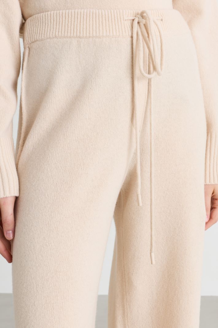 Pantalone in maglia - AVORIO - Intrend - 3