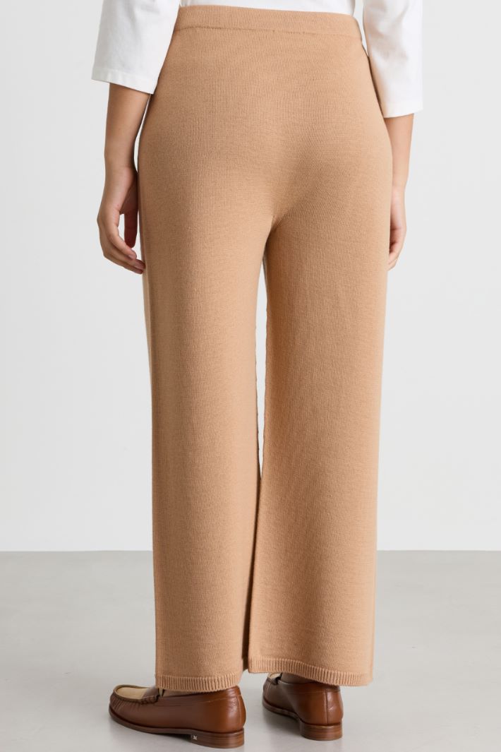 Pantalone in maglia - CAMMELLO - Intrend - 4