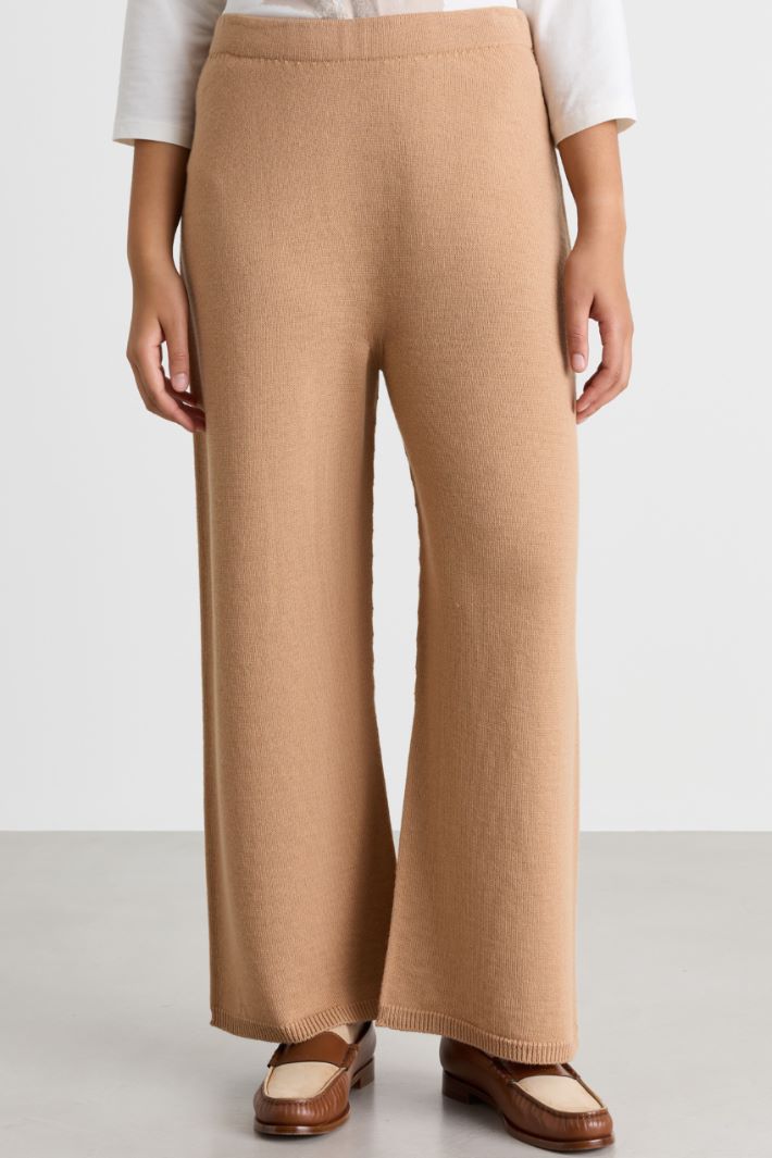 Pantalone in maglia - CAMMELLO - Intrend - 2