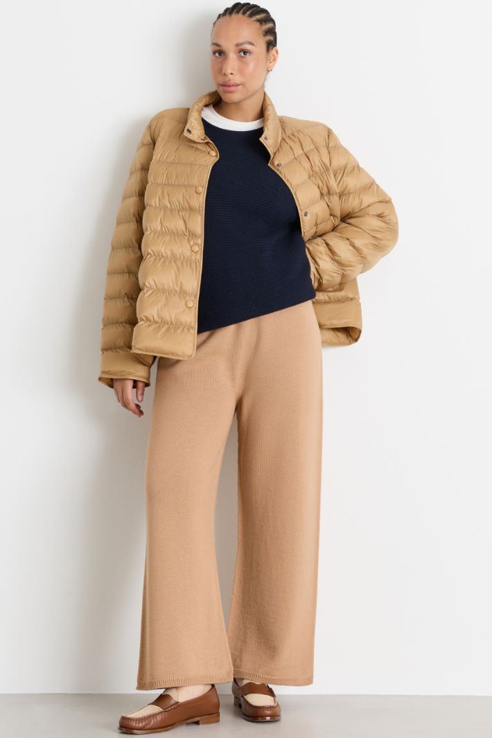 Pantalone in maglia - CAMMELLO - Intrend