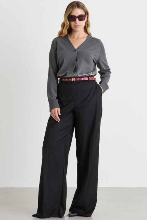 Cardigan mit Folienprint - Intrend