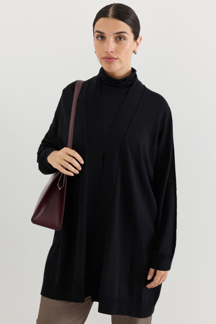 Offener Cardigan - SCHWARZ - Intrend - 2