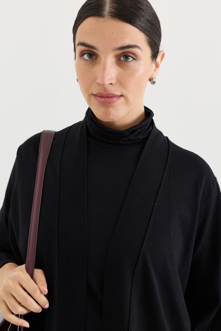 Offener Cardigan - SCHWARZ - Intrend - 3