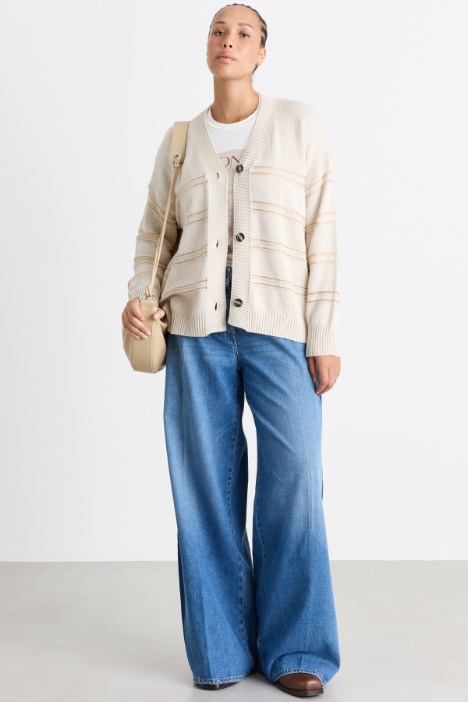 Gestreifter Cardigan - Intrend