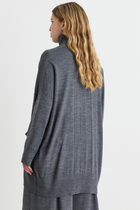 Cardigan oversize open-front
