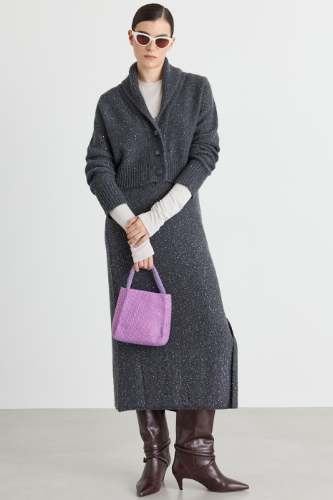 Pailletten-Cardigan - Intrend