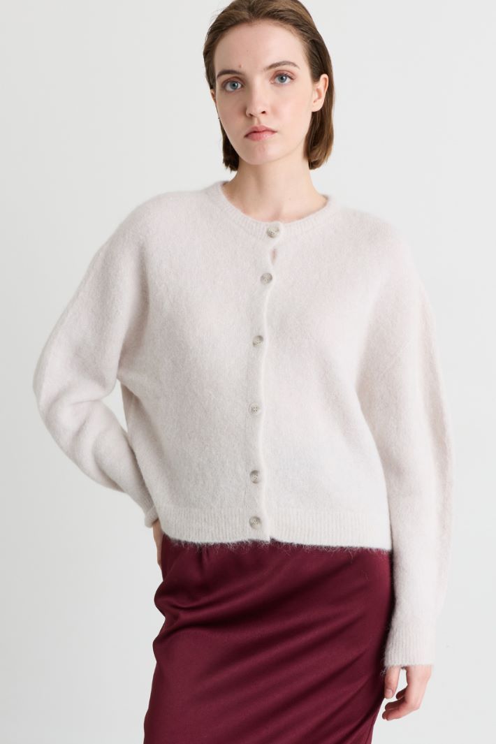 Cardigan senza cuciture - AVORIO - Intrend - 2