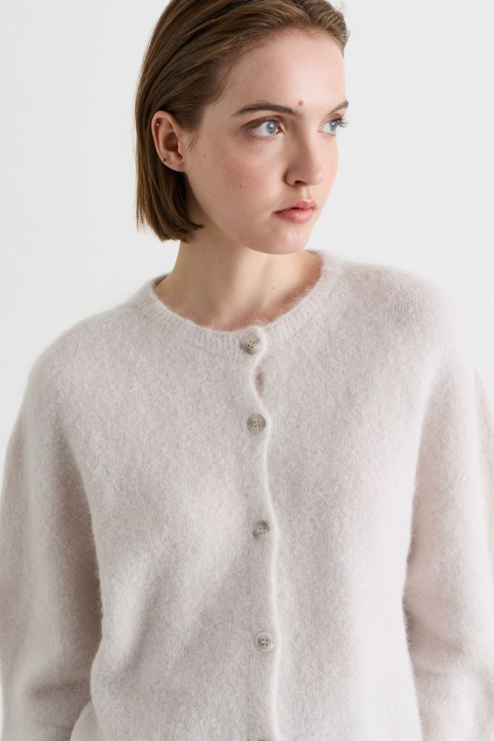 Cardigan senza cuciture - AVORIO - Intrend - 3