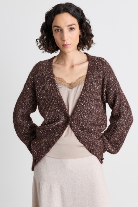 Cardigan boutonné en maille - Intrend