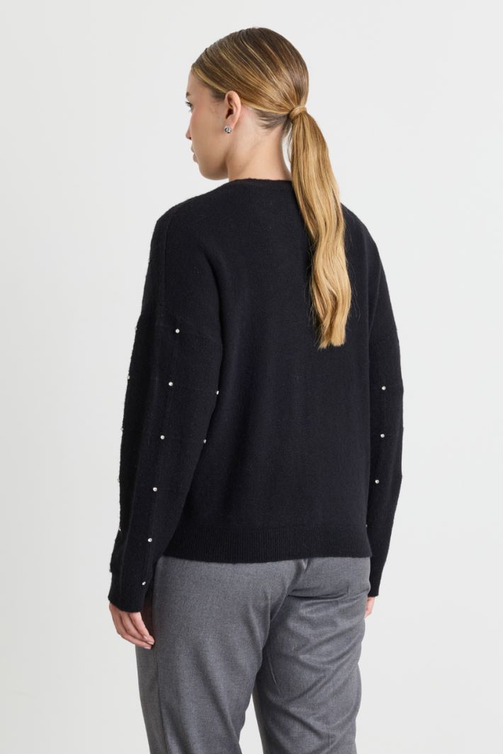 Cardigan à strass - NOIR - Intrend - 4