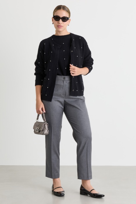 Cardigan con strass - Intrend